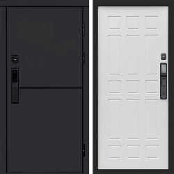 Входная дверь Termo-Door Смарт Тренд Black - Спарта белое дерево