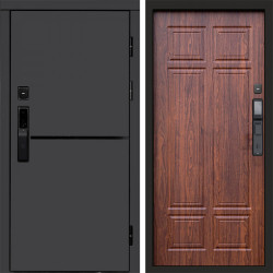 Входная дверь Termo-Door Смарт Тренд Графит - Без серии Орех премиум