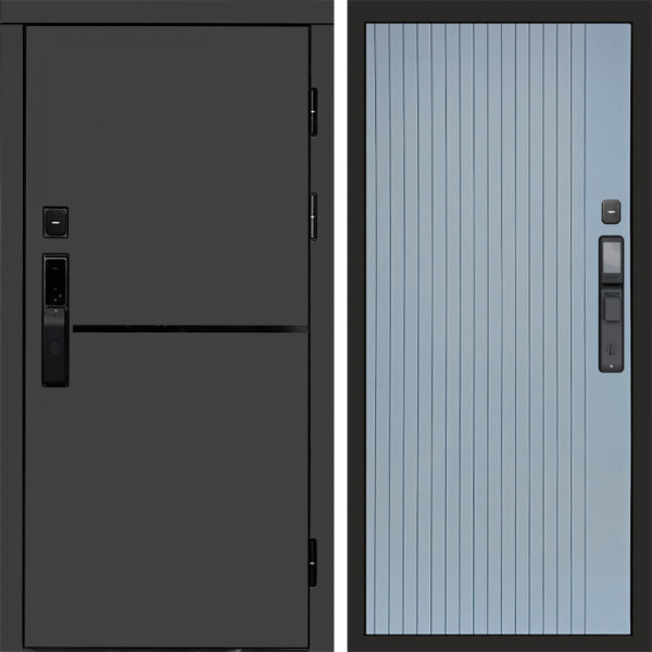 Входная дверь Termo-Door Смарт Тренд Графит - Flat Grey софт