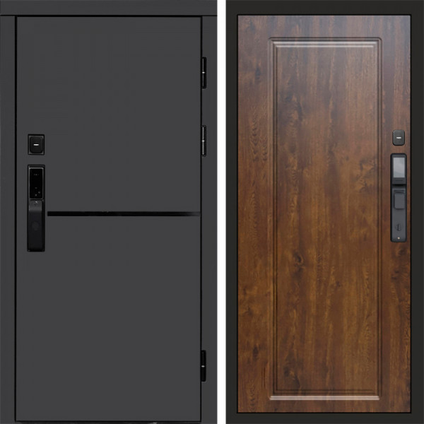 Входная дверь Termo-Door Смарт Тренд Графит - Гранд Дуб