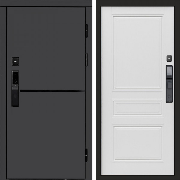 Входная дверь Termo-Door Смарт Тренд Графит - Классика лиственница