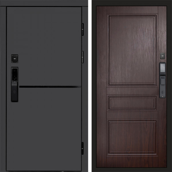 Входная дверь Termo-Door Смарт Тренд Графит - Классика венге