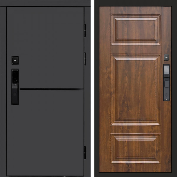 Входная дверь Termo-Door Смарт Тренд Графит - Лион Дуб