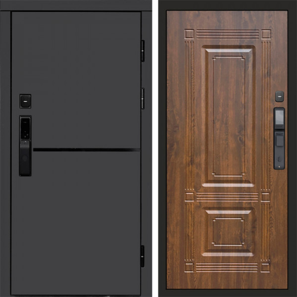 Входная дверь Termo-Door Смарт Тренд Графит - Мадрид Дуб