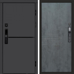 Входная дверь Termo-Door Смарт Тренд Графит - Мастино Бетон темный