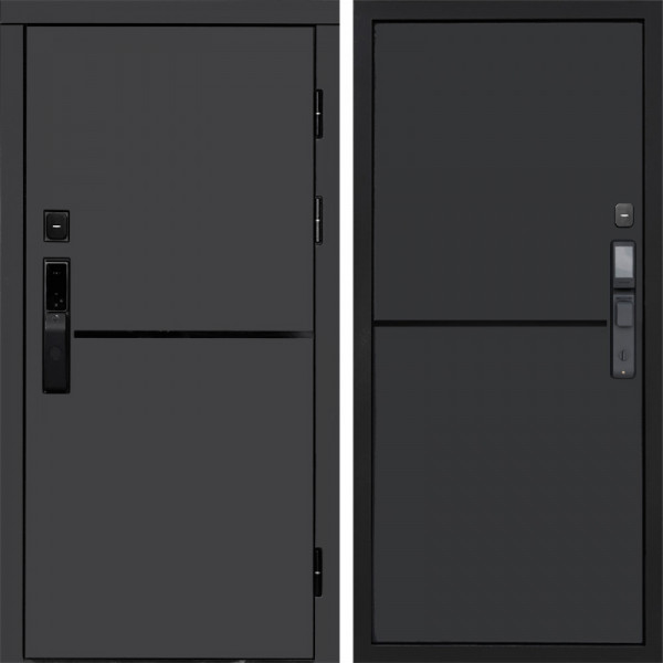 Входная дверь Termo-Door Смарт Тренд Графит - Нео Графит