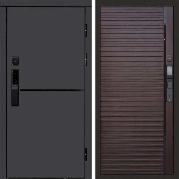 Входная дверь Termo-Door Смарт Тренд Графит - Porte Шоколад