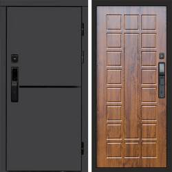 Входная дверь Termo-Door Смарт Тренд Графит - Престиж дуб