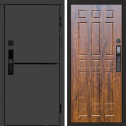 Входная дверь Termo-Door Смарт Тренд Графит - Спарта дуб