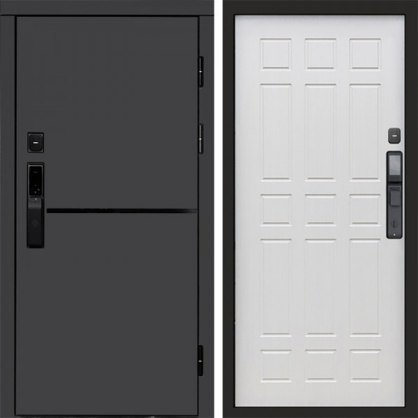 Входная дверь Termo-Door Смарт Тренд Графит - Спарта лиственница