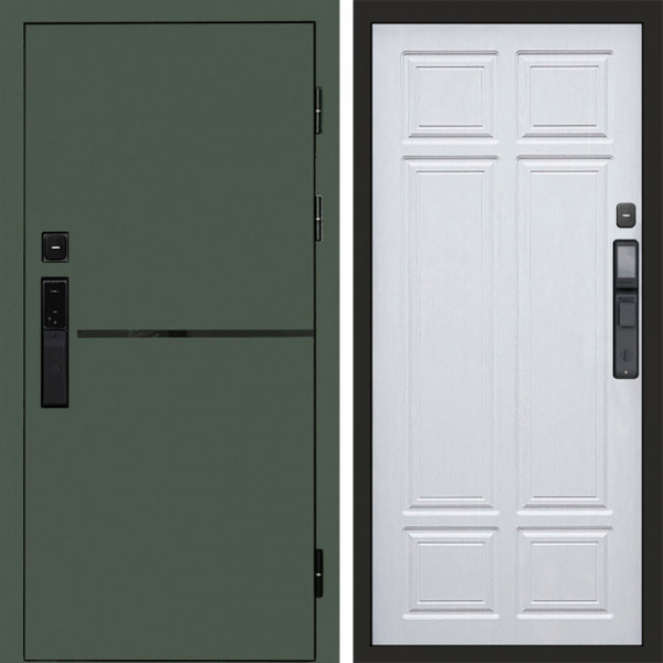 Входная дверь Termo-Door Смарт Тренд Green - Без серии Лиственница премиум