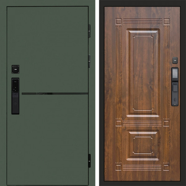 Входная дверь Termo-Door Смарт Тренд Green - Мадрид Дуб