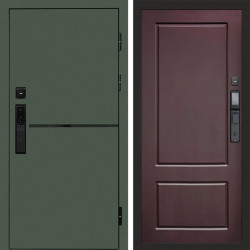 Входная дверь Termo-Door Смарт Тренд Green - Марсель Шоколад