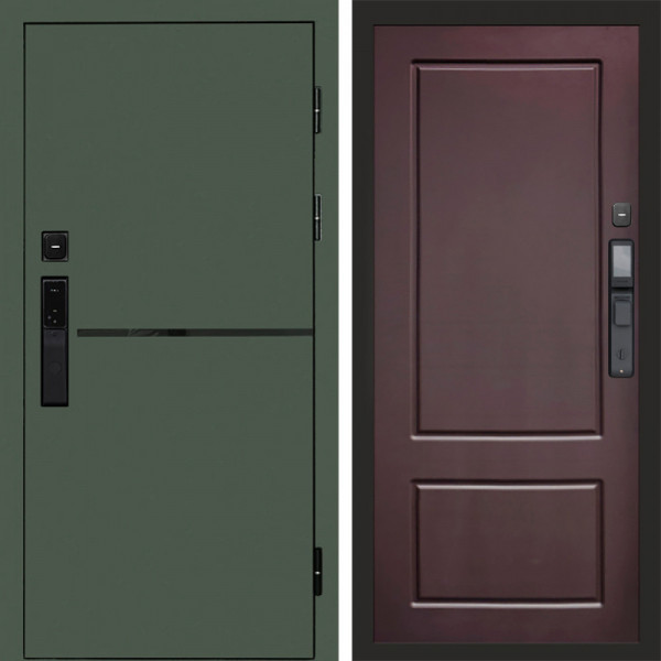 Входная дверь Termo-Door Смарт Тренд Green - Марсель Шоколад
