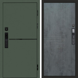 Входная дверь Termo-Door Смарт Тренд Green - Мастино Бетон темный