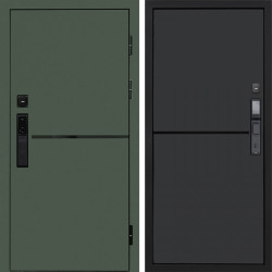 Входная дверь Termo-Door Смарт Тренд Green - Нео Графит
