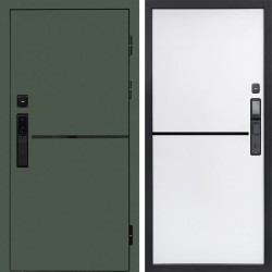 Входная дверь Termo-Door Смарт Тренд Green - Нео White