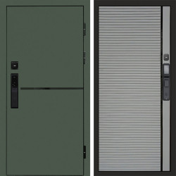 Входная дверь Termo-Door Смарт Тренд Green - Porte Grey софт