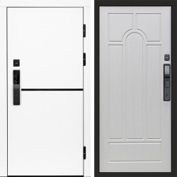 Входная дверь Termo-Door Смарт Тренд White - Арка лиственница