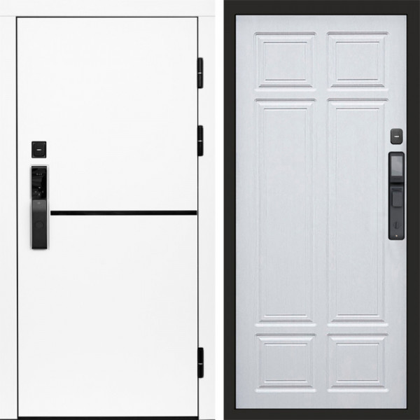 Входная дверь Termo-Door Смарт Тренд White - Без серии Лиственница премиум