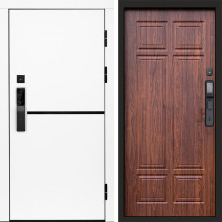 Входная дверь Termo-Door Смарт Тренд White - Без серии Орех премиум