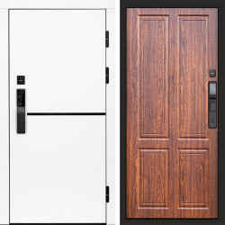 Входная дверь Termo-Door Смарт Тренд White - Без серии Орех стандарт