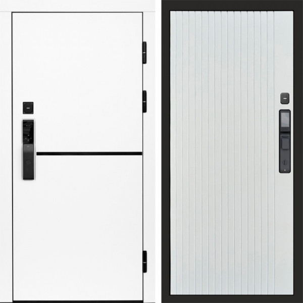 Входная дверь Termo-Door Смарт Тренд White - Flat Белый софт
