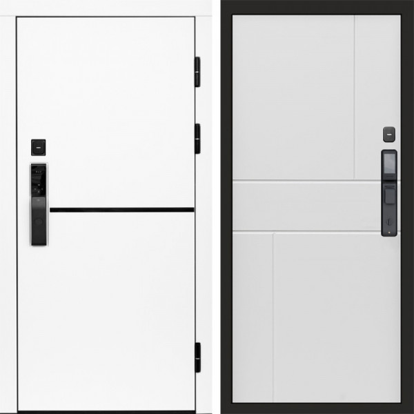 Входная дверь Termo-Door Смарт Тренд White - Горизонт белый