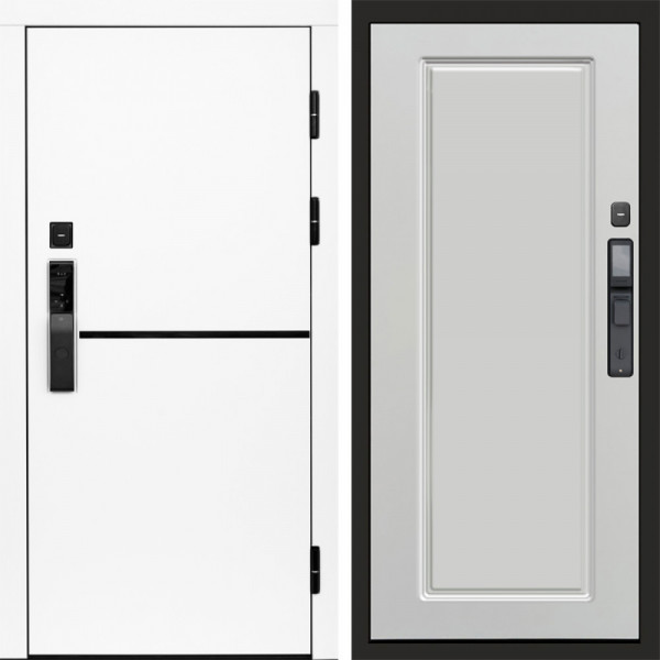 Входная дверь Termo-Door Смарт Тренд White - Гранд Белый софт