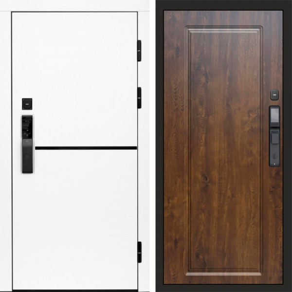 Входная дверь Termo-Door Смарт Тренд White - Гранд Дуб
