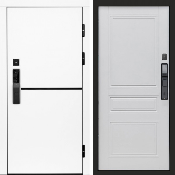 Входная дверь Termo-Door Смарт Тренд White - Классика белый матовый