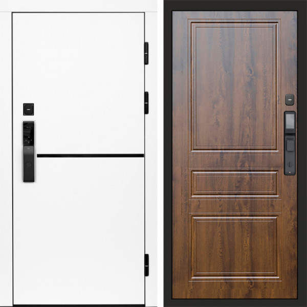 Входная дверь Termo-Door Смарт Тренд White - Классика дуб