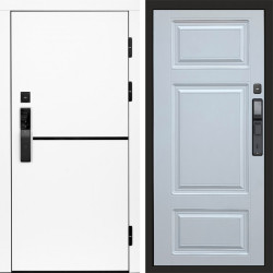 Входная дверь Termo-Door Смарт Тренд White - Лион Белый софт