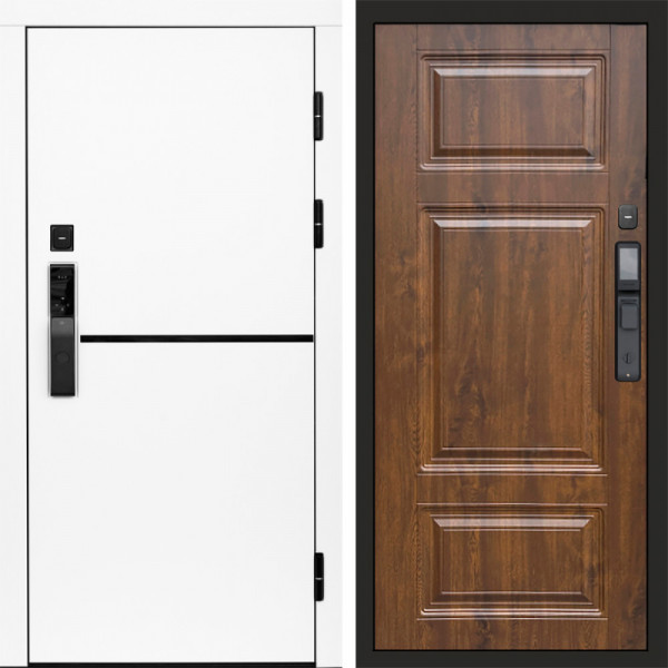 Входная дверь Termo-Door Смарт Тренд White - Лион Дуб