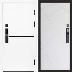 Входная дверь Termo-Door Смарт Тренд White - Лучи белый