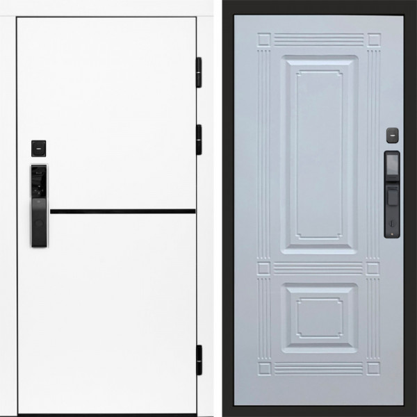 Входная дверь Termo-Door Смарт Тренд White - Мадрид Белый софт