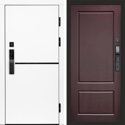 Входная дверь Termo-Door Смарт Тренд White - Марсель Шоколад
