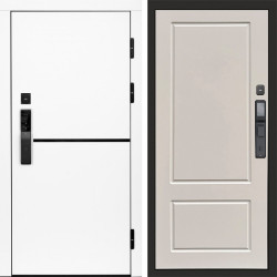 Входная дверь Termo-Door Смарт Тренд White - Марсель Слоновая кость