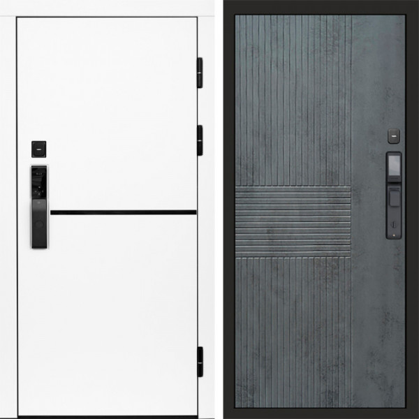 Входная дверь Termo-Door Смарт Тренд White - Мастино Бетон темный