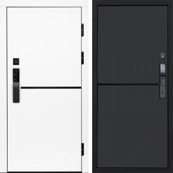 Входная дверь Termo-Door Смарт Тренд White - Нео Графит