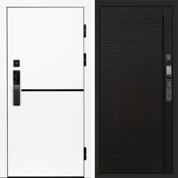 Входная дверь Termo-Door Смарт Тренд White - Porte black