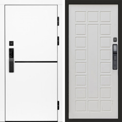 Входная дверь Termo-Door Смарт Тренд White - Престиж бежевый матовый