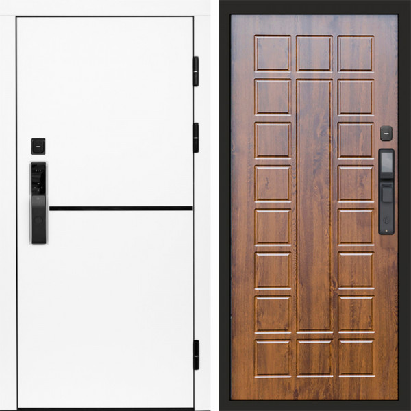 Входная дверь Termo-Door Смарт Тренд White - Престиж дуб