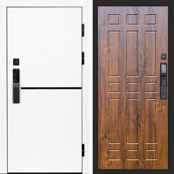 Входная дверь Termo-Door Смарт Тренд White - Спарта дуб