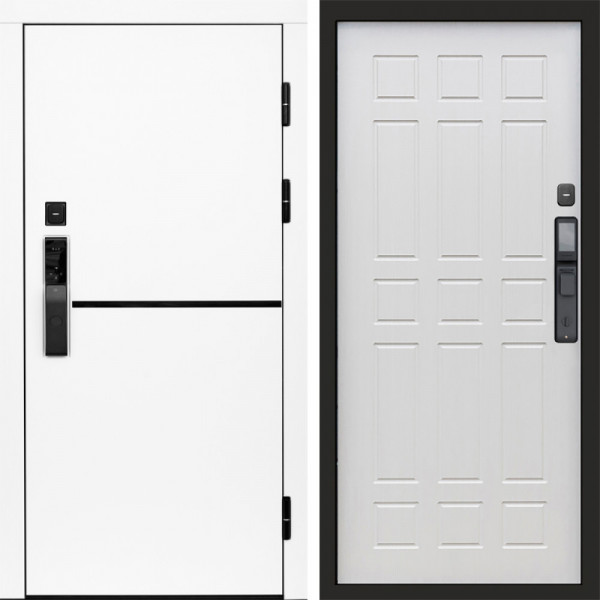 Входная дверь Termo-Door Смарт Тренд White - Спарта лиственница