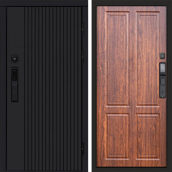 Входная дверь Termo-Door Смарт Твист Black - Без серии Орех стандарт