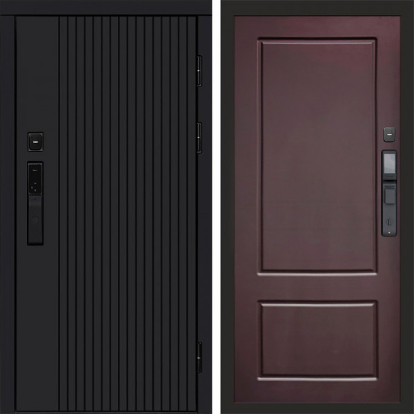 Входная дверь Termo-Door Смарт Твист Black - Марсель Шоколад