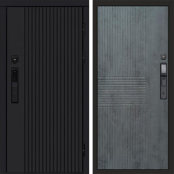 Входная дверь Termo-Door Смарт Твист Black - Мастино Бетон темный