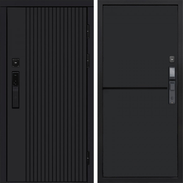 Входная дверь Termo-Door Смарт Твист Black - Нео Black