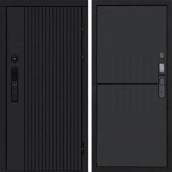 Входная дверь Termo-Door Смарт Твист Black - Нео Графит